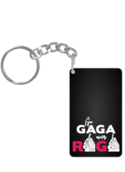 Go Gaga Over RaGa Keychain - RaGa Official Merch