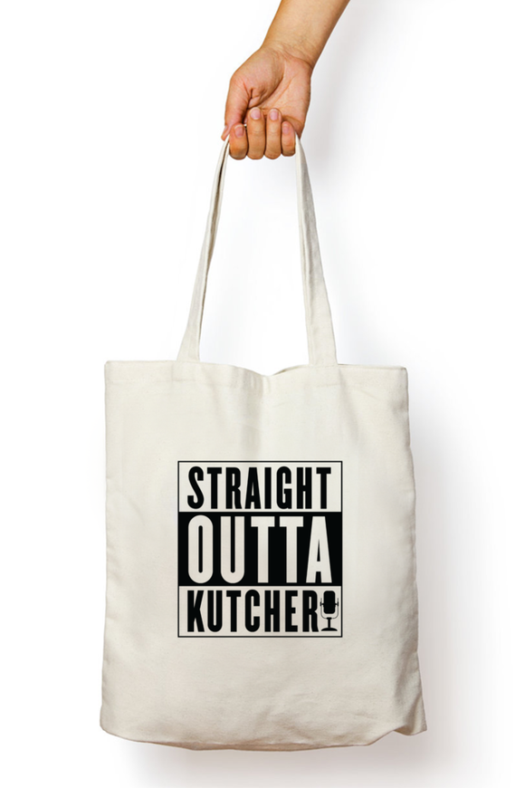 Straight Outta Kutcheri Zipper Tote Bag