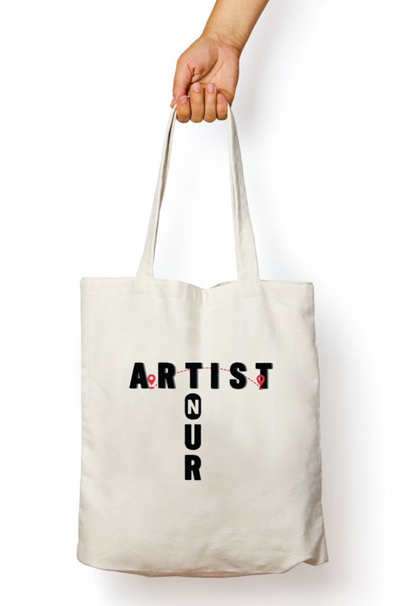Artist on Tour Non Zipper Tote Bag