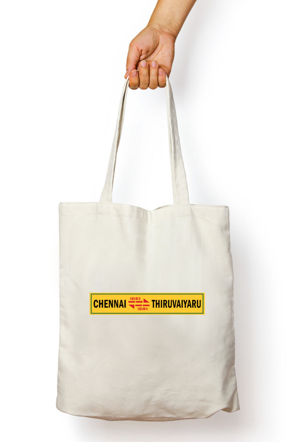 Chennai to Thiruvaiyaru Non Zipper Tote Bag