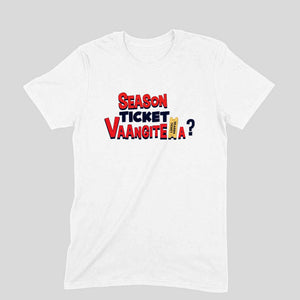 Season Ticket Vaangitela T-shirt - Unisex - Madras Merch Market 
