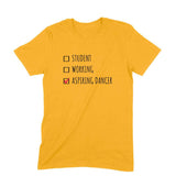 Aspiring Dancer (Black Text) T-shirt - Unisex - Madras Merch Market 