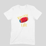 Rhythm is Life colour-pop t-shirt- Unisex - Madras Merch Market 