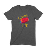Rhythm is Life colour-pop t-shirt- Unisex - Madras Merch Market 
