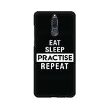 Eat Sleep Practise Repeat Phone Cover - Black (Google Pixel, Sony Xperia, Oppo, Moto, Nokia, Huawei Honor and Xiaomi Redmi) - Madras Merch Market 