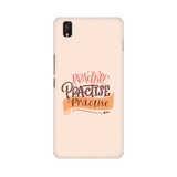 Practise Practise Practise Phone Cover (Peach) (Apple, Samsung, Vivo and OnePlus) - Madras Merch Market 