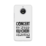 Concert is a Word Kutcheri is an Emotion Phone Cover (White) (Google Pixel, Sony Xperia, Oppo, Moto, Nokia, Huawei Honor and Xiaomi Redmi) - Madras Merch Market 