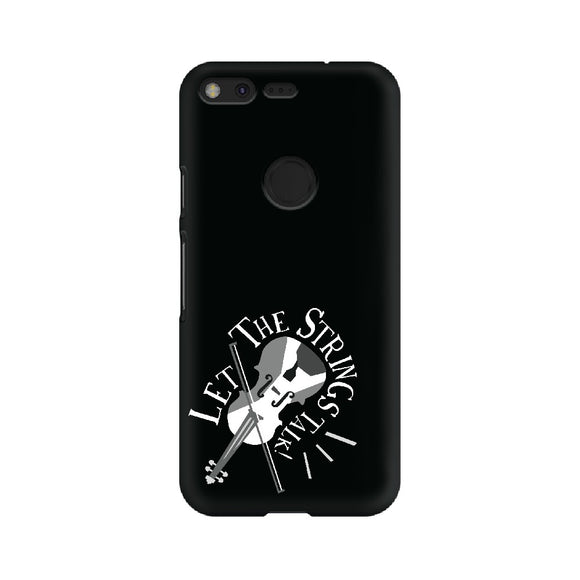 Let the Strings talk Black and White Phone Cover (Google Pixel, Sony Xperia, Oppo, Moto, Nokia, Huawei Honor and Xiaomi Redmi) - Madras Merch Market 