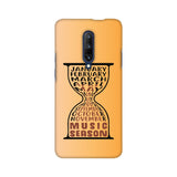 Music Season Hourglass Phone cover (Black Text) (Apple, Samsung, Vivo and OnePlus) - Madras Merch Market 