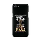 Music Season Hourglass Phone cover (White text) (Google Pixel, Oppo, Sony Xperia, Nokia, Huawei Honor, Moto and Xiaomi Redmi)) - Madras Merch Market 