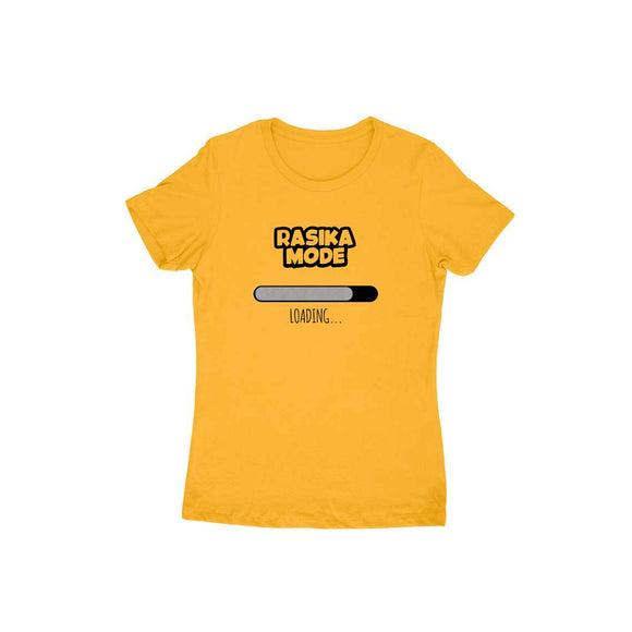 Rasika Mode Loading t-shirt (Black Text) - Women - Madras Merch Market 