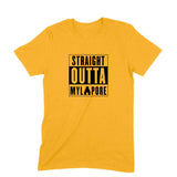 Straight Outta Mylapore (Black Text) T-shirt - Unisex - Madras Merch Market 
