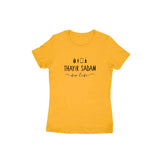 Thayir Sadam Project x MMM T-shirt (Black Text) - Women - Madras Merch Market 