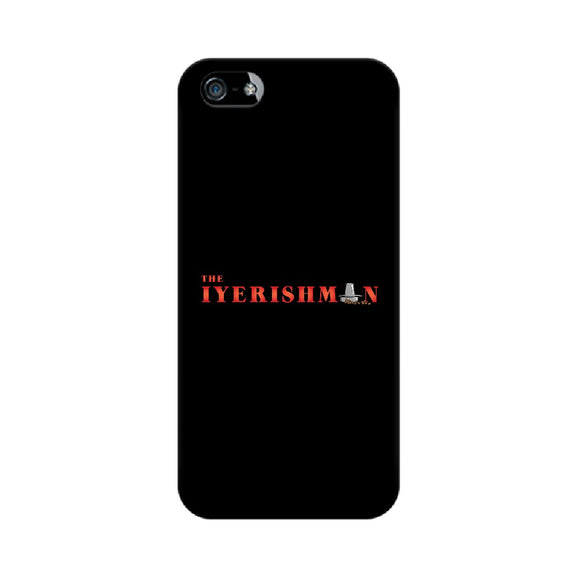 Iyerishman Phone Cover (Red Text) (Apple, Samsung, Vivo and OnePlus) - Madras Merch Market 