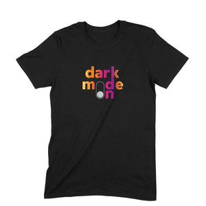 Dark Mode ON T-shirt - Unisex - Madras Merch Market 