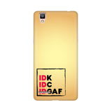 IDK-IDC-IDGAF Phone Cover (Black Text) (Google Pixel, Oppo, Sony Xperia, Nokia, Huawei Honor, Moto and Xiaomi Redmi) - Madras Merch Market 