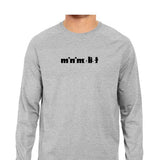 Minimalist Full Sleeve T-shirt (Black Text) - Unisex - Madras Merch Market 