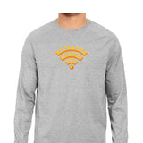 Wifi Irundha Varen Full Sleeve T-shirt (Orange Text) - Unisex - Madras Merch Market 