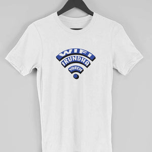 Wifi Irundha Varen T-shirt (Blue Text) - Unisex - Madras Merch Market 
