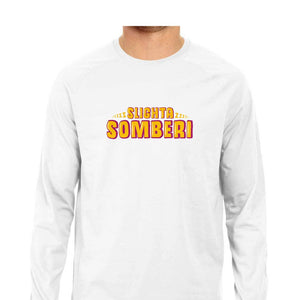 Slighta Somberi Full Sleeve T-shirt (Yellow Text) - Unisex - Madras Merch Market 