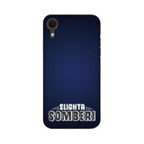 Slighta Somberi Phone Cover (White Text) (Apple, Samsung, Vivo and OnePlus) - Madras Merch Market 