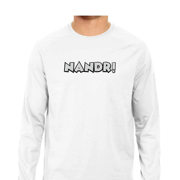 Nandri Full Sleeve T-shirt (White Text) - Unisex - Madras Merch Market 
