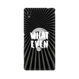 What Even Phone Cover (White Text) (Apple, Samsung, Vivo and OnePlus) - Madras Merch Market 