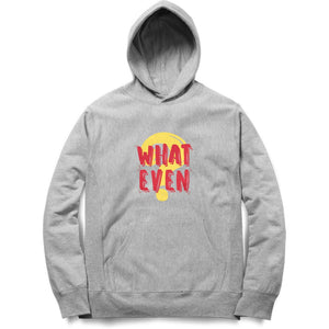 What Even Hoodie (Red Text) - Madras Merch Market 