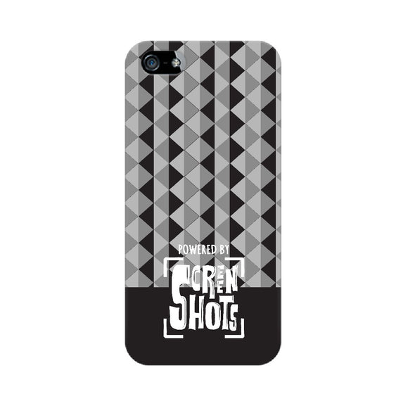 Powered By Screenshots Phone Cover (White Text) (Apple, Samsung, Vivo and OnePlus) - Madras Merch Market 