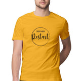 Current Mood - Restart T-shirt (Black Text) - Unisex - Madras Merch Market 