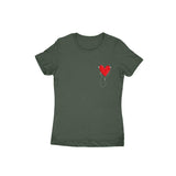 Listen to your heart T-shirt - Women - Madras Merch Market 