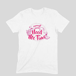 Me Time T-shirt (Pink Text) - Unisex - Madras Merch Market 
