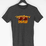 Sanskari & Savage T-shirt - Unisex - Madras Merch Market 