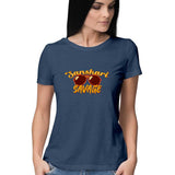 Sanskari & Savage T-shirt - Women - Madras Merch Market 