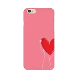 Listen to your heart Phone Cover (Pink) (Apple, Samsung, Vivo and OnePlus) - Madras Merch Market 