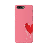 Listen to your heart Phone Cover (Pink) (Apple, Samsung, Vivo and OnePlus) - Madras Merch Market 