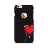 Listen to your heart Phone Cover (Black) (Apple, Samsung, Vivo and OnePlus) - Madras Merch Market 