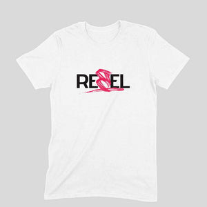 Rebel T-shirt (Black Text) - Unisex - Madras Merch Market 