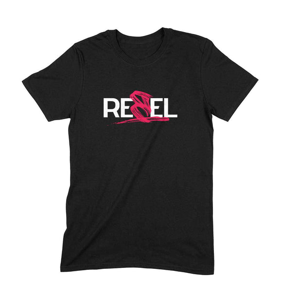 Rebel T-shirt (White Text) - Unisex - Madras Merch Market 