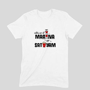 Marina and Sathyam T-shirt - Unisex - Madras Merch Market 