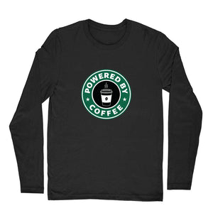 Powered By Coffee Full Sleeve T-shirt - Unisex - Madras Merch Market 