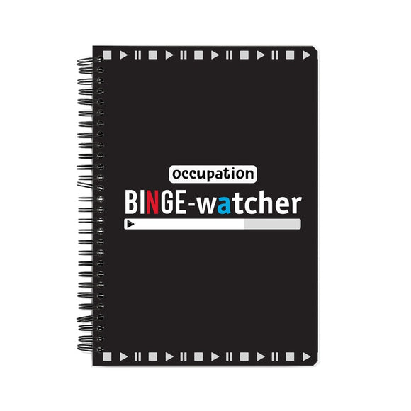 Binge Watcher Notebook - Madras Merch Market 