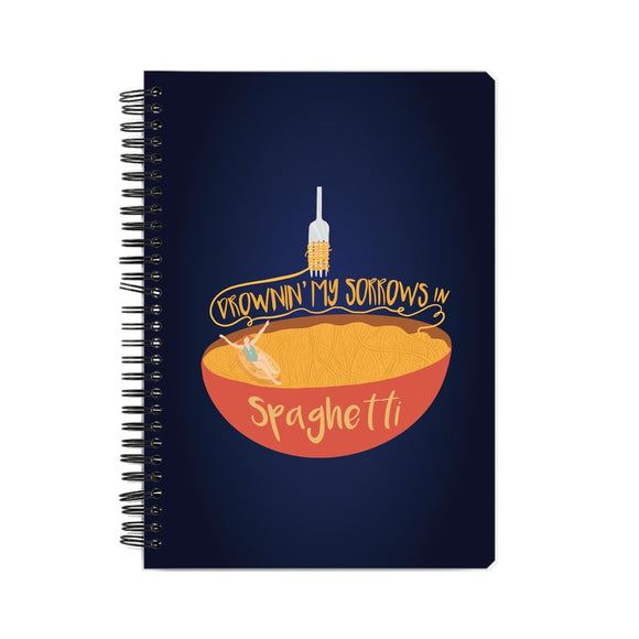 Spaghetti Upsetti Notebook - Madras Merch Market 