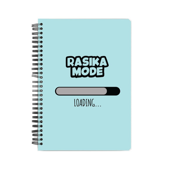 Rasika Mode Loading Notebook (Black text) - Madras Merch Market 