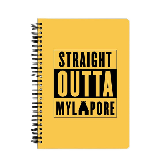 Straight Outta Mylapore Notebook - Madras Merch Market 