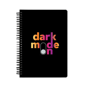 Dark Mode ON Notebook - Madras Merch Market 