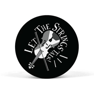 Let the Strings Talk Black and White popgrip - Madras Merch Market 
