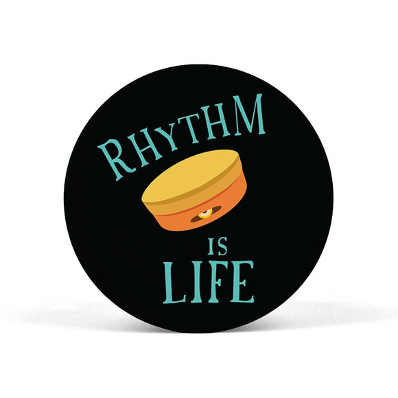 Rhythm is Life (Kanjira) Colour-pop Popgrip - Madras Merch Market 