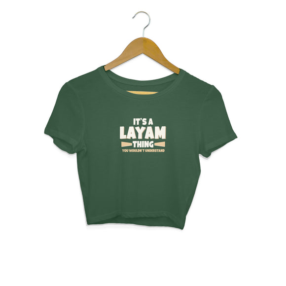 It's a Layam Thing Crop Top