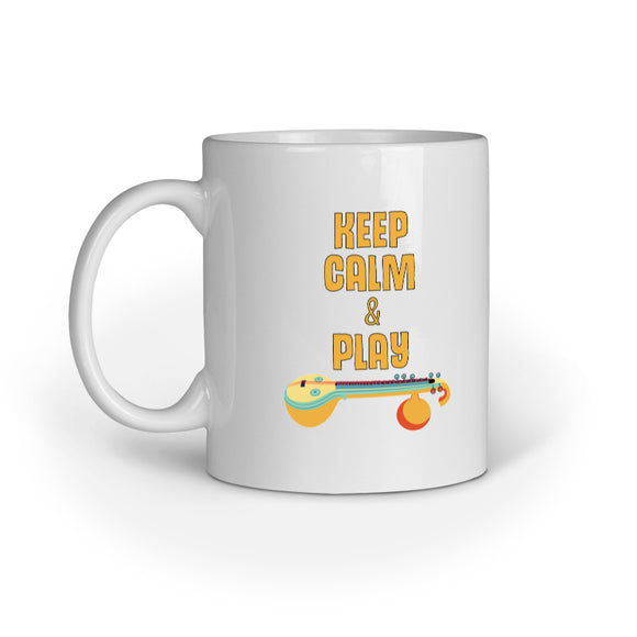 Keep Calm & play (the) Veena Mug